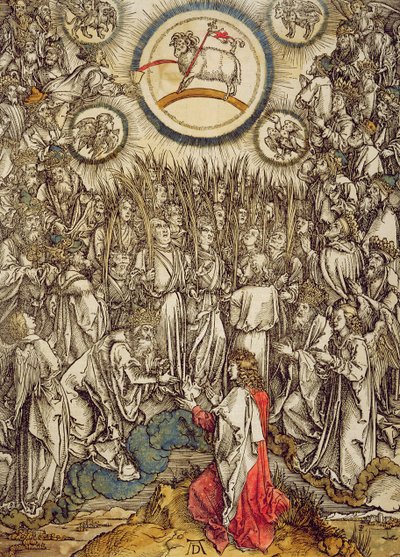 The Lamb of God appears on Mount Sion by Albrecht Dürer